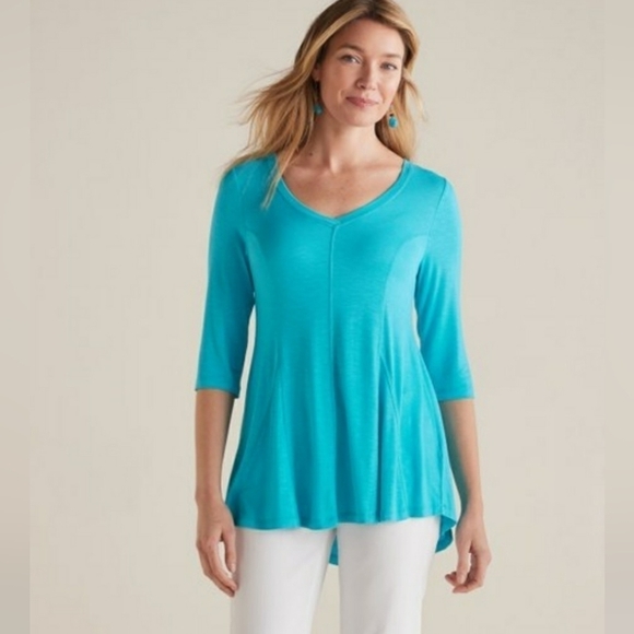 Soft Surroundings Amelia A-Line Tunic, Size M - Picture 1 of 11